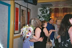 Rehearsal Dinner - Amy getting hugs (264kb)